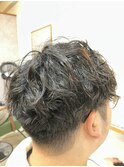 【harurara hair大分/明野】ツーブロック×ソフトツイストパーマ