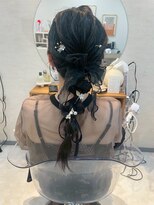 モト 船橋(moto)&nbsp;ロングヘア/韓国風パーマ/顔周りレイヤー/韓国/船橋/京成船橋