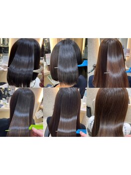 まっすぐシャキッとなり過ぎない、毛先まで自然なストレートに！