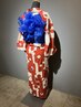 【3名様限定！】ミャクミャク風浴衣付き！　着付け&ヘアセット　￥12,000