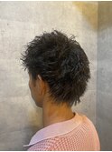 メンズピンパーマスタイル