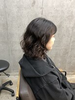 カフカヘア 吉祥寺店(kafka hair) ラフウェーブの抜け感ボブ/パーマ/吉祥寺