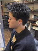 MEN’S HAIR/ブルーブラック/フェザーパーマ/瀬田