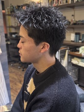 エクファフォーメン(EX-FA FOR MEN) MEN’S HAIR/ブルーブラック/フェザーパーマ/瀬田