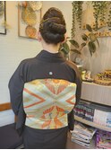 ヘアセットお着付け