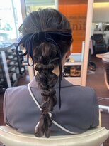 ヘアサロン ユニティ(Hair Salon Unity) 編み下ろしアレンジ