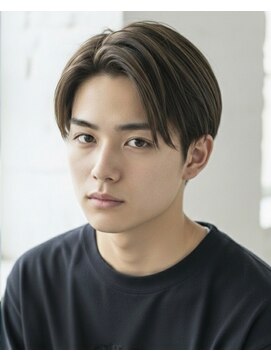 フレイムス ヘアアンドリラックス 吉川店(Frames hair&relax) 艶×毛流れ◎大人アップバング♪【吉川・吉川美南】
