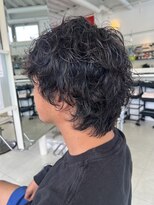 ラ ルーナ アレックス 神戸北町店(la luna alex)&nbsp;メンズショート×ルーズパーマ