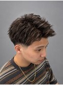 メンズショートパーマ