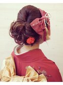 大人可愛いアップスタイル