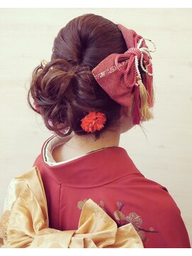 ヘアメイク オブジェ(hair make objet) 大人可愛いアップスタイル