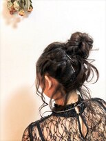 グラスペディア(graspedia)&nbsp;ルーズお団子ヘア