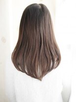 ナル 白山神社参道通り店(nalu)&nbsp;重め毛先のナチュラルワンカールスタイル