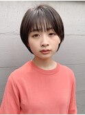【mee.】ハセガワヒトシ 大人のシースルバング☆ショートボブ☆