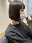 乾かすだけでまとまる前下がりボブ/ナチュラル/大人可愛い