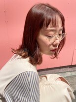 エミュ 天文館店(eMu)&nbsp;切りっぱなしボブ×チェリーピンク