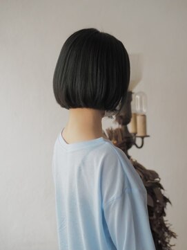 ヘアーループレル(Hair ruup Rell design works) ブルージュのミニボブ