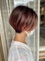 シアーピンク×ハンサムショート_海浜幕張
