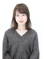 30代40代50代大人可愛いゆるふわ愛され髪◎ヌーディーベージュ