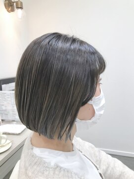 クーラペ(Cura Per hair garden) バレイヤージュボブ