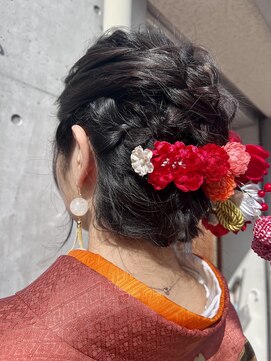 フクノカミ 卒業式アレンジ