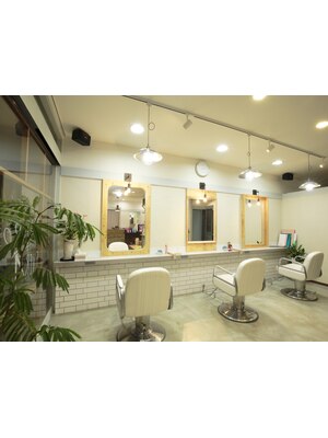 《春日井》満足度の高いクチコミ多数♪【hairsalon Koa】。西海岸をイメージした爽やかな温かい雰囲気☆