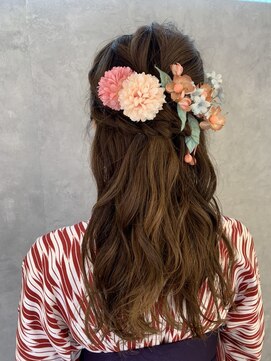 ブロッサム 鶴瀬店(Blossom) ハーフアップスタイル