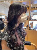 ピンク×ピンクでつやつやインナー