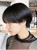 グレージュショート_大人ガーリーチョコレート_ba413192
