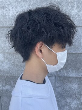 ニアウ 伊勢崎連取店(Niau) メンズマッシュパーマツイストスパイラルパーマ波巻きパーマ