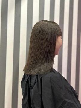 ルフレ 新宿本店1st(Reflet) オリーブアッシュ/セミディ