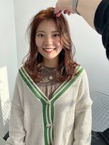 ギグスダブル 栄久屋大通店(gigs double)&nbsp;韓国レイヤーロング×キャラメルブラウン