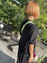 テクライズ 豊橋店(TECHRISE)&nbsp;ショートボブとオレンジベージュ☆