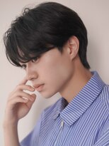 ジョエミバイアンアミ(joemi by Un ami)&nbsp;センターパート 韓流ヘア ダウンパーマ 毛流れパーマ メンズヘア