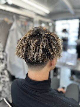 リプレイ 草津店(RIPLAY) マッシュパーマ/ウルフ/アッシュブラック/カルマパーマ