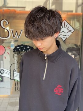 スウェル 船橋店(Swell) ウルフ/アッシュブラック/カルマパーマ/ベリーショート/船橋