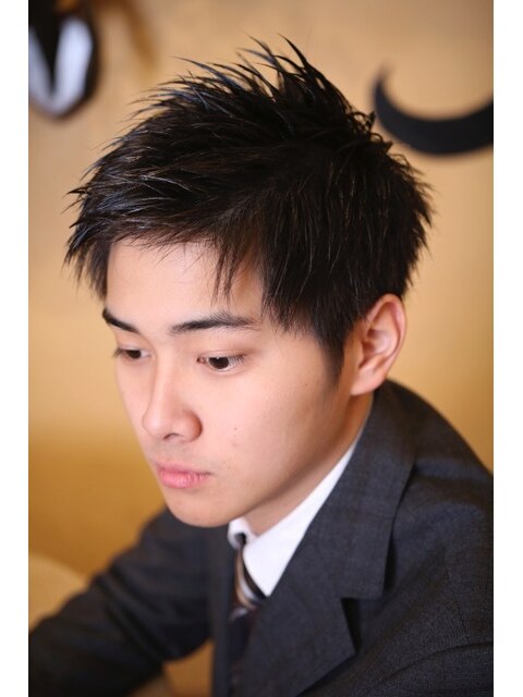 MEN'S  HAIR  フェザーショート