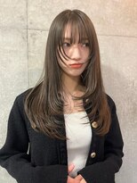 ナループロア ルームー(Nalu pu loa ROOMOO)&nbsp;シャギーレイヤー/フェイスレイヤー/オリーブブラウン