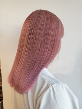 サロンドジョー(salon de joe) コットンピンクダブルカラー髪質改善ケアブリーチレイヤー