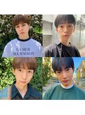 10代20代韓国シースルーマッシュ