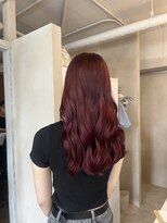 アジールヘア 東上野店(agir hair)&nbsp;暖色カラーカシスレッドボルドーパープル【上野】