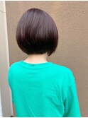 襟足ギリギリのショートボブ30代/40代/50代