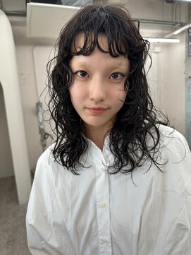 アルテペロ(arte pelo) 黒髪パーマ/ロングスパイラルパーマ