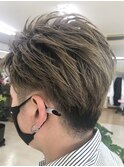 【メンズ】ブリーチデザインカラー