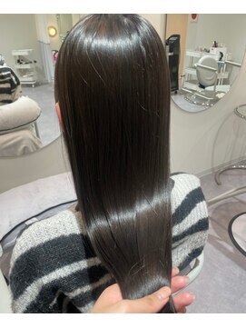 レリーアンテ 大阪梅田(Rely ante) 髪質改善カラー グレージュ 艶髪
