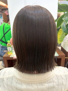 ヘアーアンドエステ ハラダ 滝ノ水店(Hair&Esthe Harada) ショコラブラウン/ショートボブ/透明感