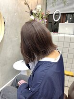 ソルトウォーター(SALT WATER) ココアブラウン/ボブ/ブリーチあり/恵比寿/代官山