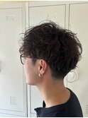 メンズマッシュパーマゆるふわ