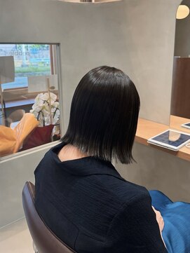 ペブル(pebble) ボブ/外ハネボブ/透明感/艶髪/髪質改善/明石/大久保