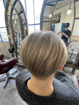 ヘアリゾートエーアイ 浅草店(hair resort Ai) ブリーチオンカラー　ミルクティーベージュ　アディクシー